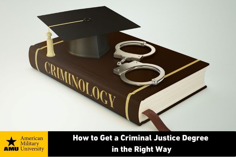 criminology textbook under graduation cap