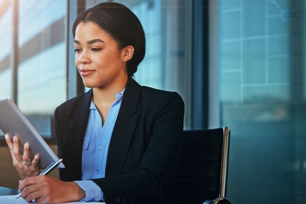 paralegal reviewing document