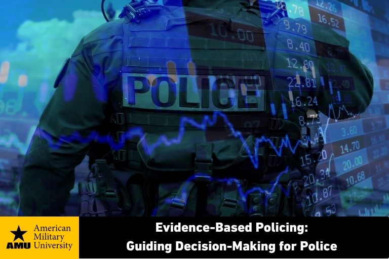 police officer using evidence based policing