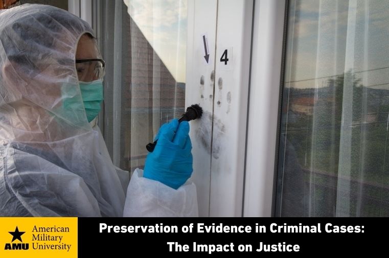 criminal justice professional gathering evidence