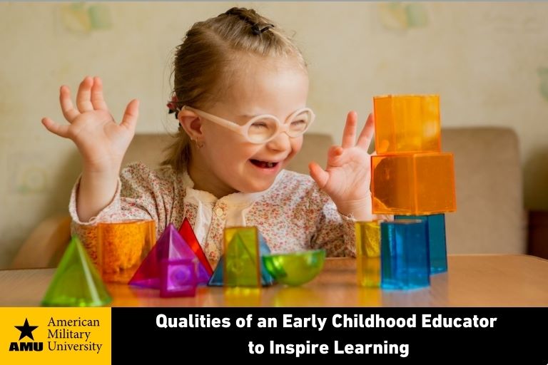 qualities-childhood-educator child playing with blocks
